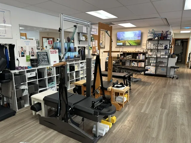 Exercise and rehab equipment on the main treatment floor