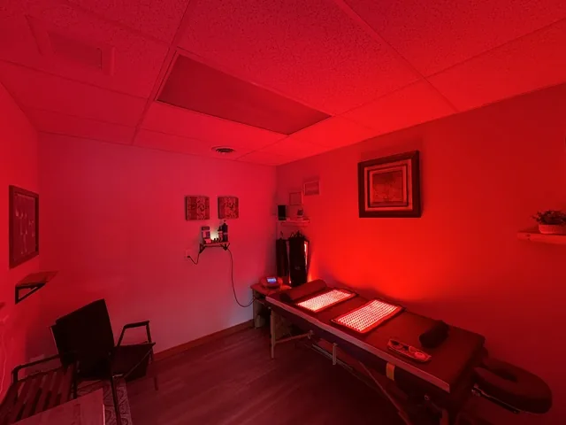 Contour Light red light therapy room at Spine and Scoliosis Clinic